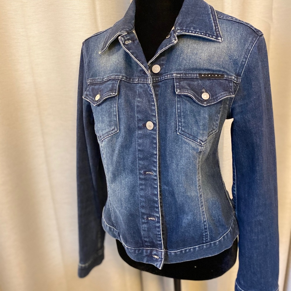 Sisley denim jacket size L